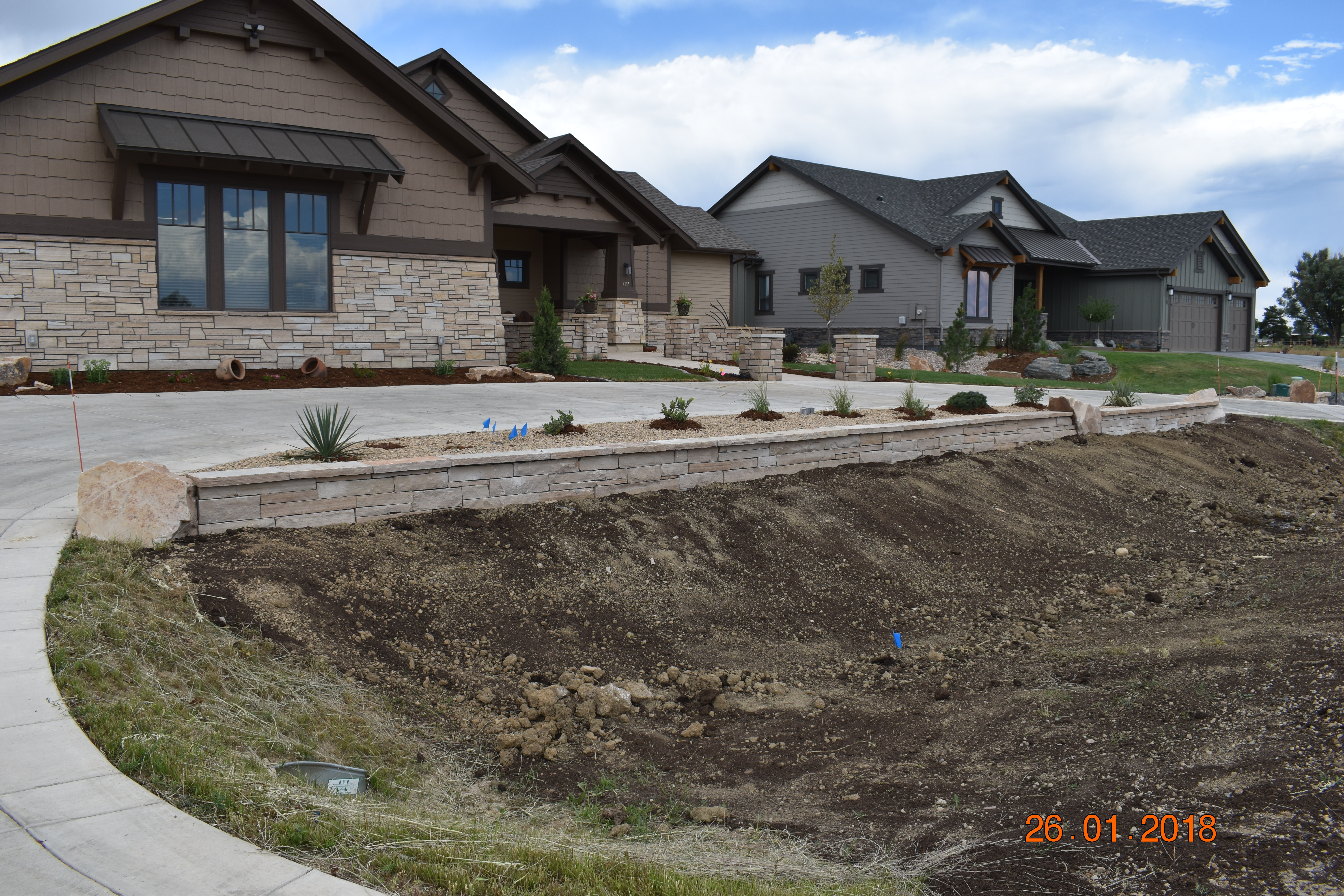 Custom patio built in Cheyenne Wyoming by F Masonry
