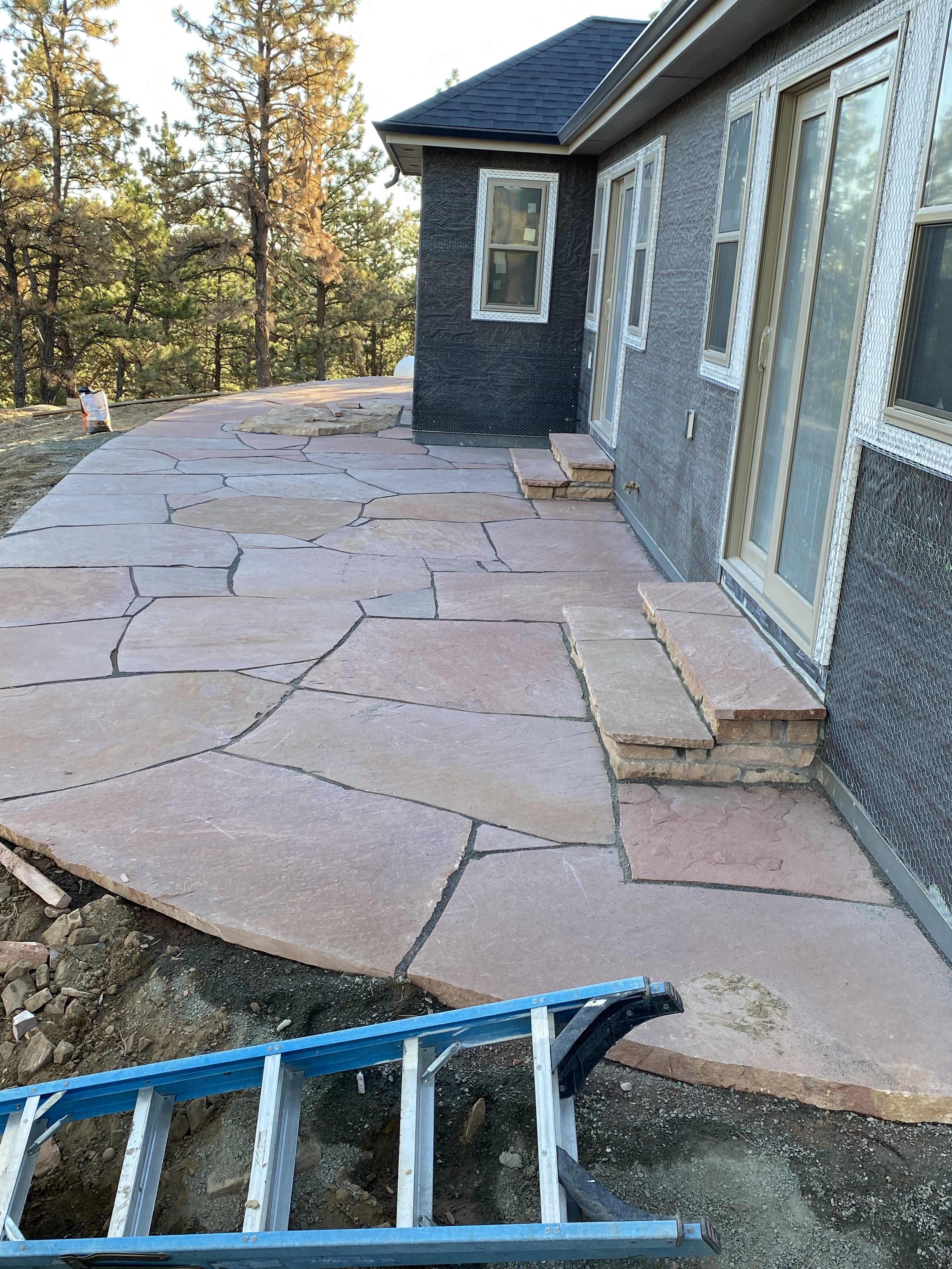 Custom patio project by F Masonry