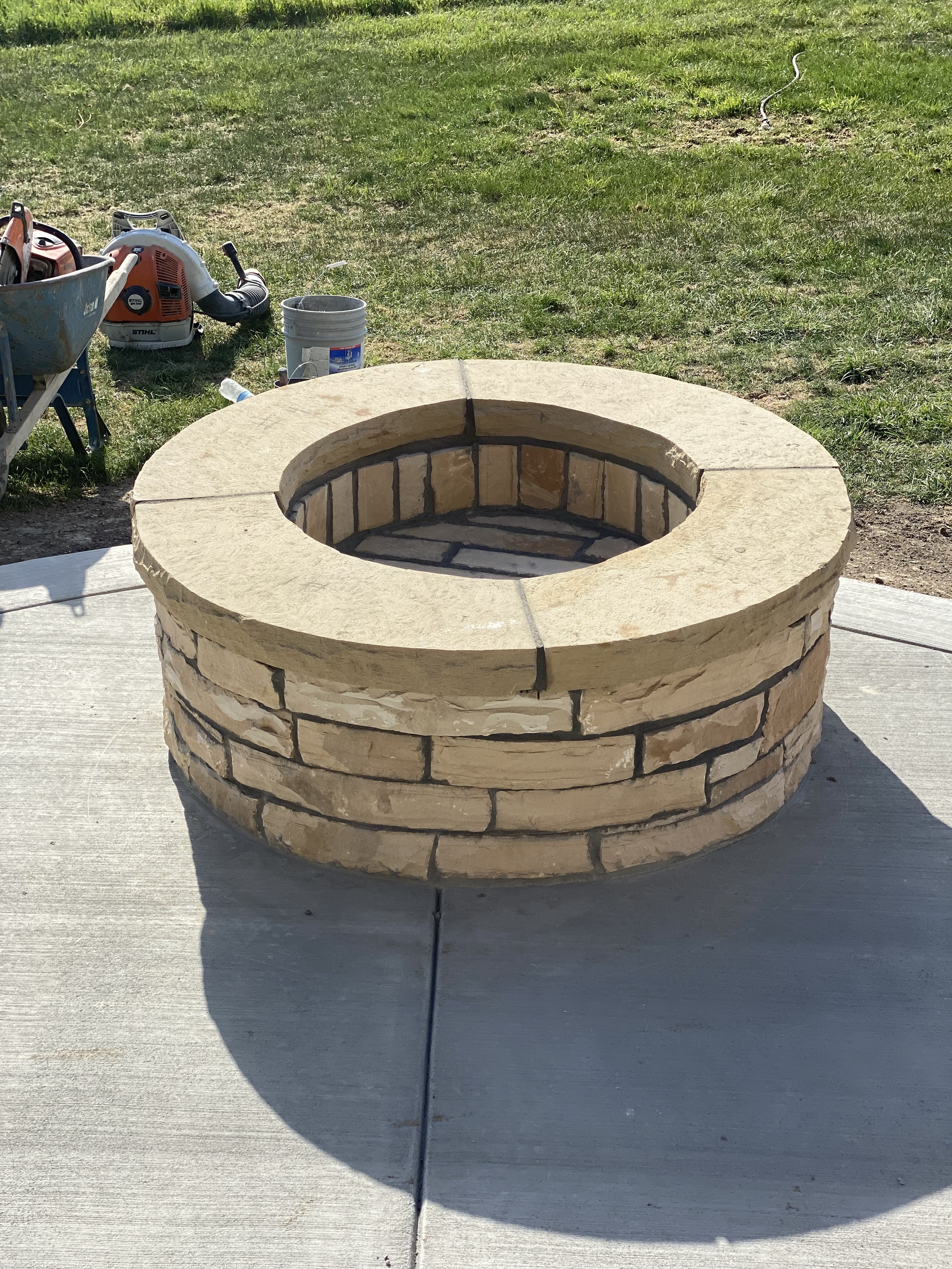 Custom brick wall built in Cheyenne Wyoming by F Masonry