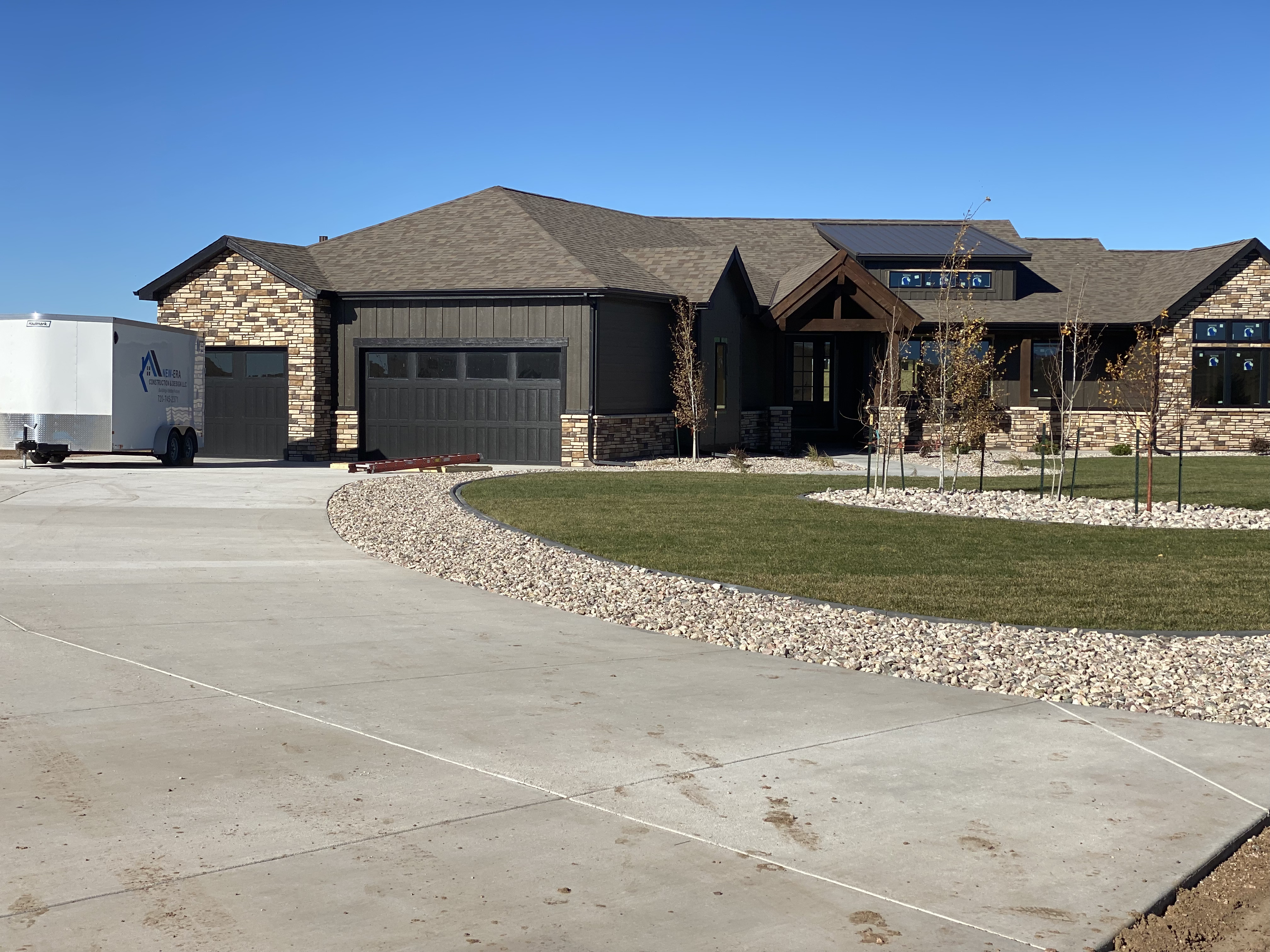 Custom brick wall built in Cheyenne Wyoming by F Masonry