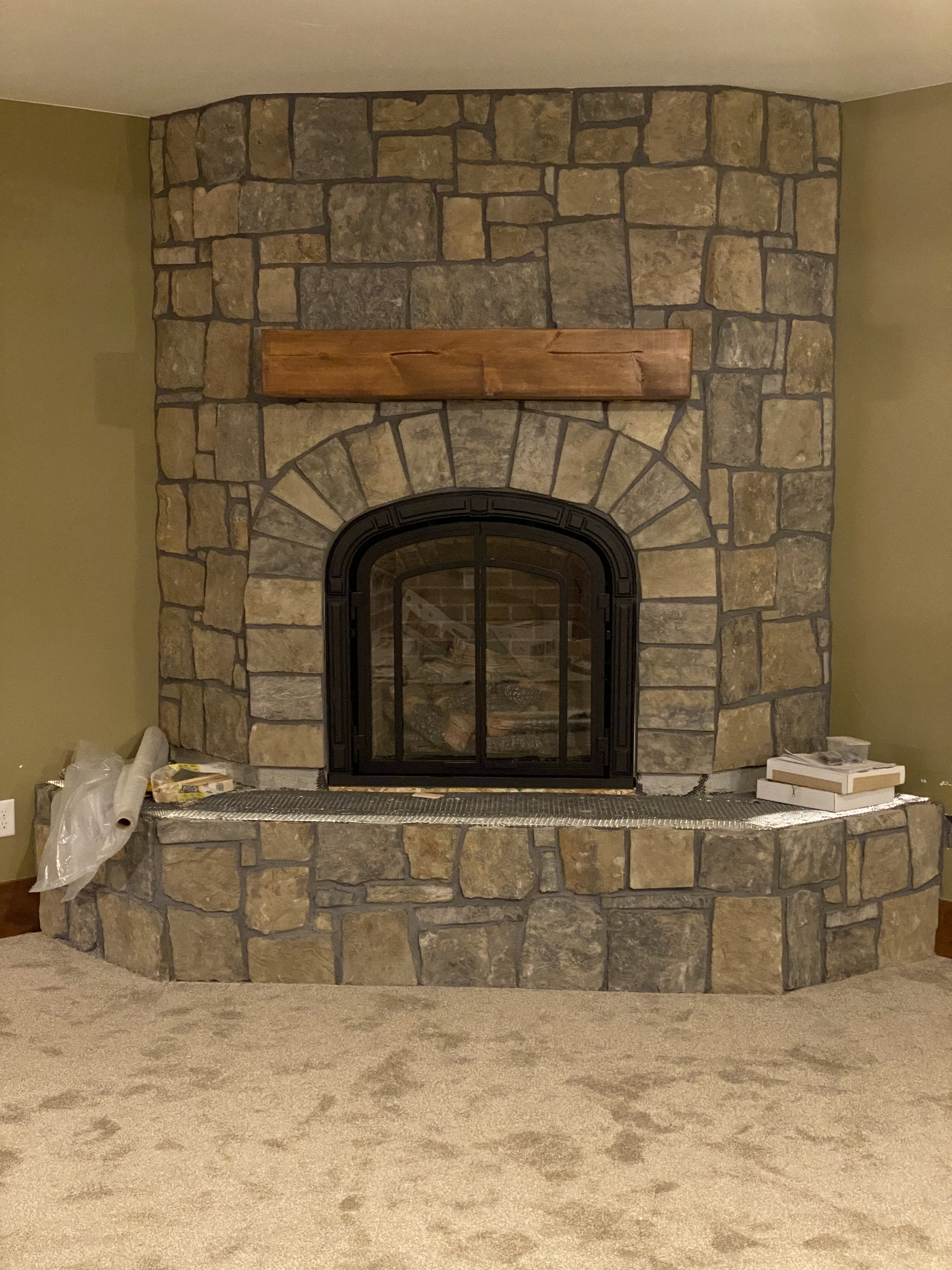 Custom patio built in Cheyenne Wyoming by F Masonry