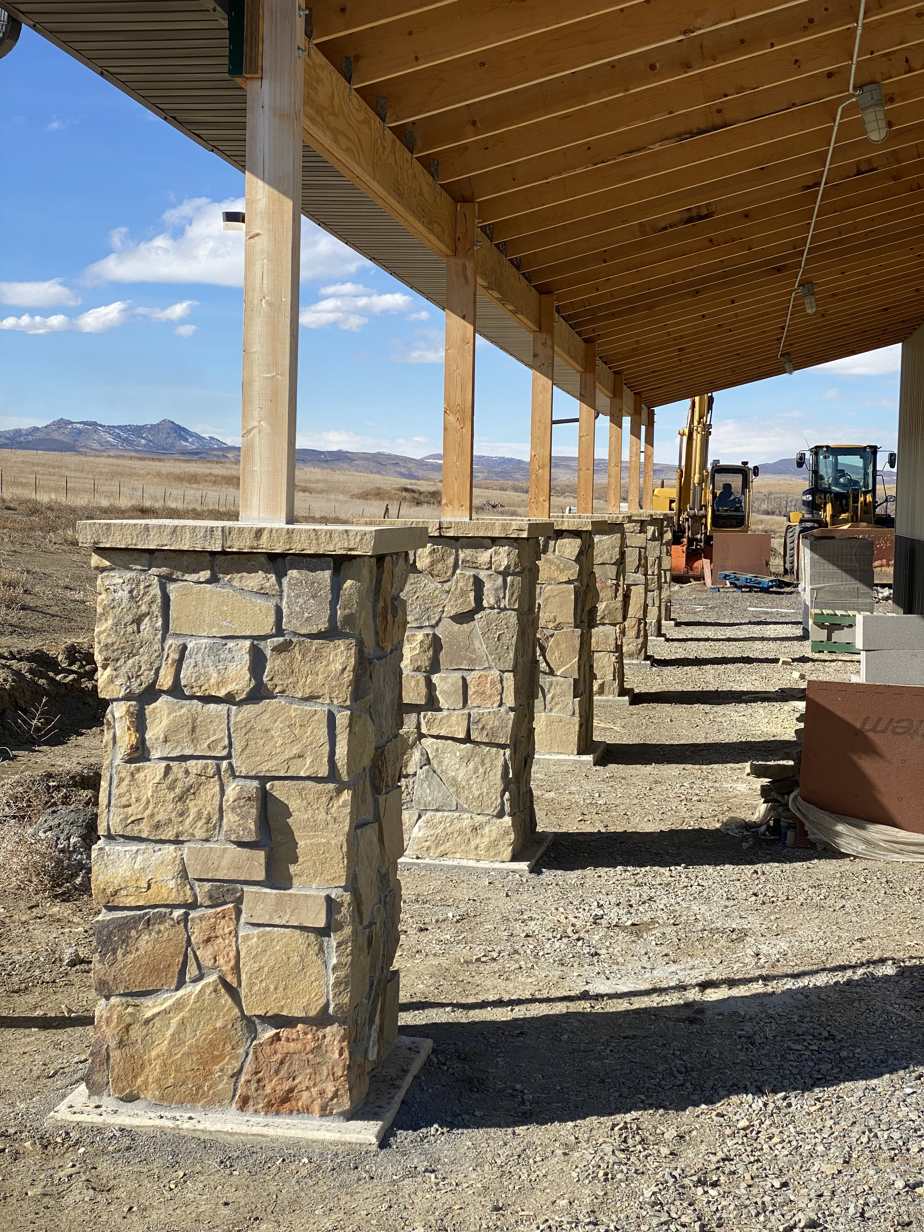 Custom brick wall built in Cheyenne Wyoming by F Masonry